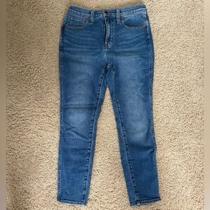 Madewell 10” high-rise skinny crop  jeans